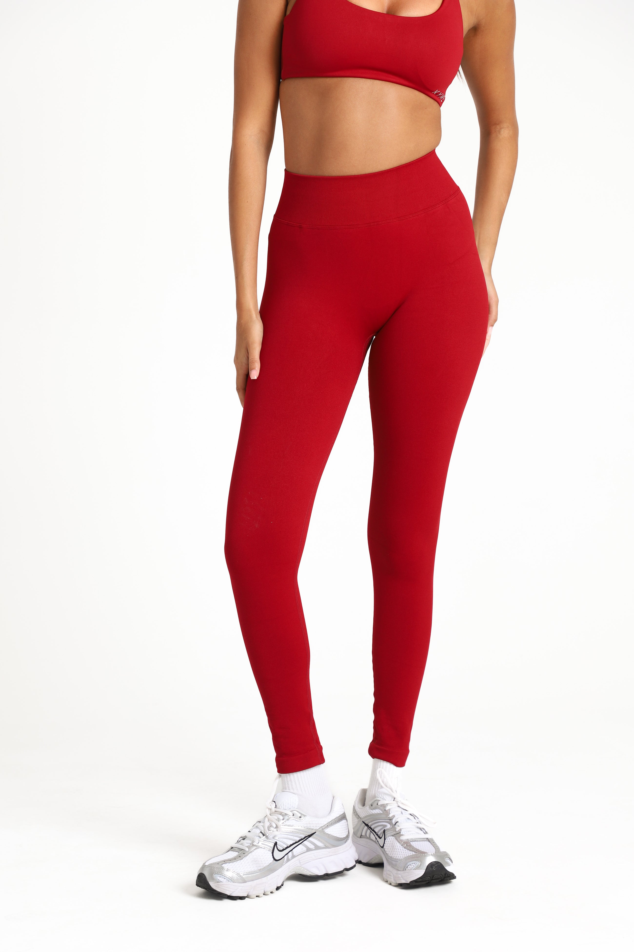 SCULPT™ Scrunch Leggings - Ruby
