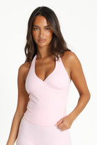 VEIL™ Halter Tank Top - Petal
