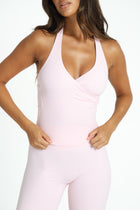 VEIL™ Halter Tank Top - Petal