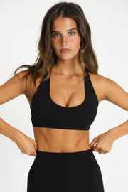 VEIL™ Racerback Bra - Black