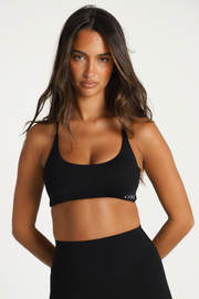 SCULPT™ Racerback Bra - Black