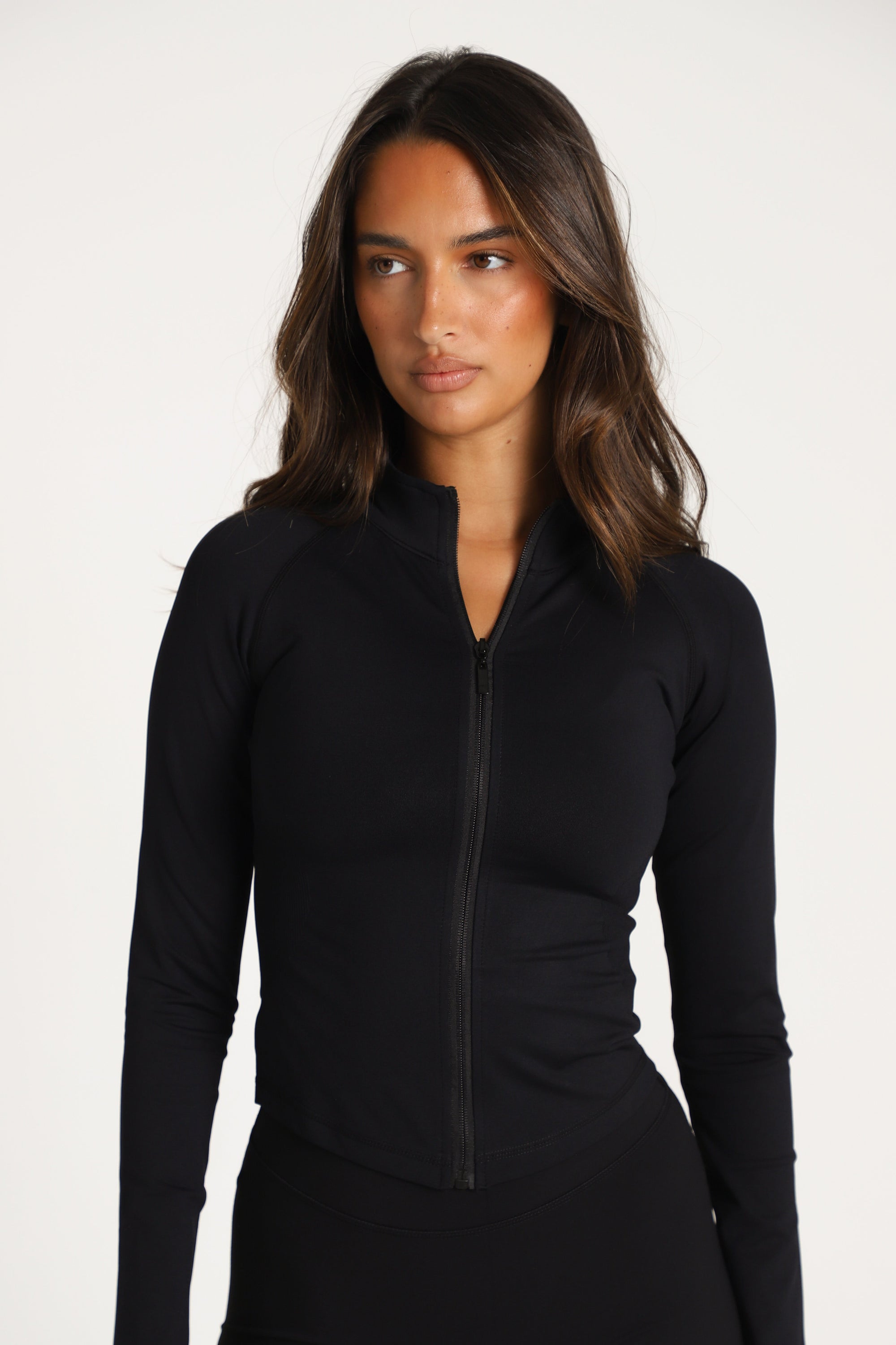 SCULPT™  Zip Jacket- Black