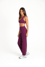VEIL™ Straight Leg Pants - Plum