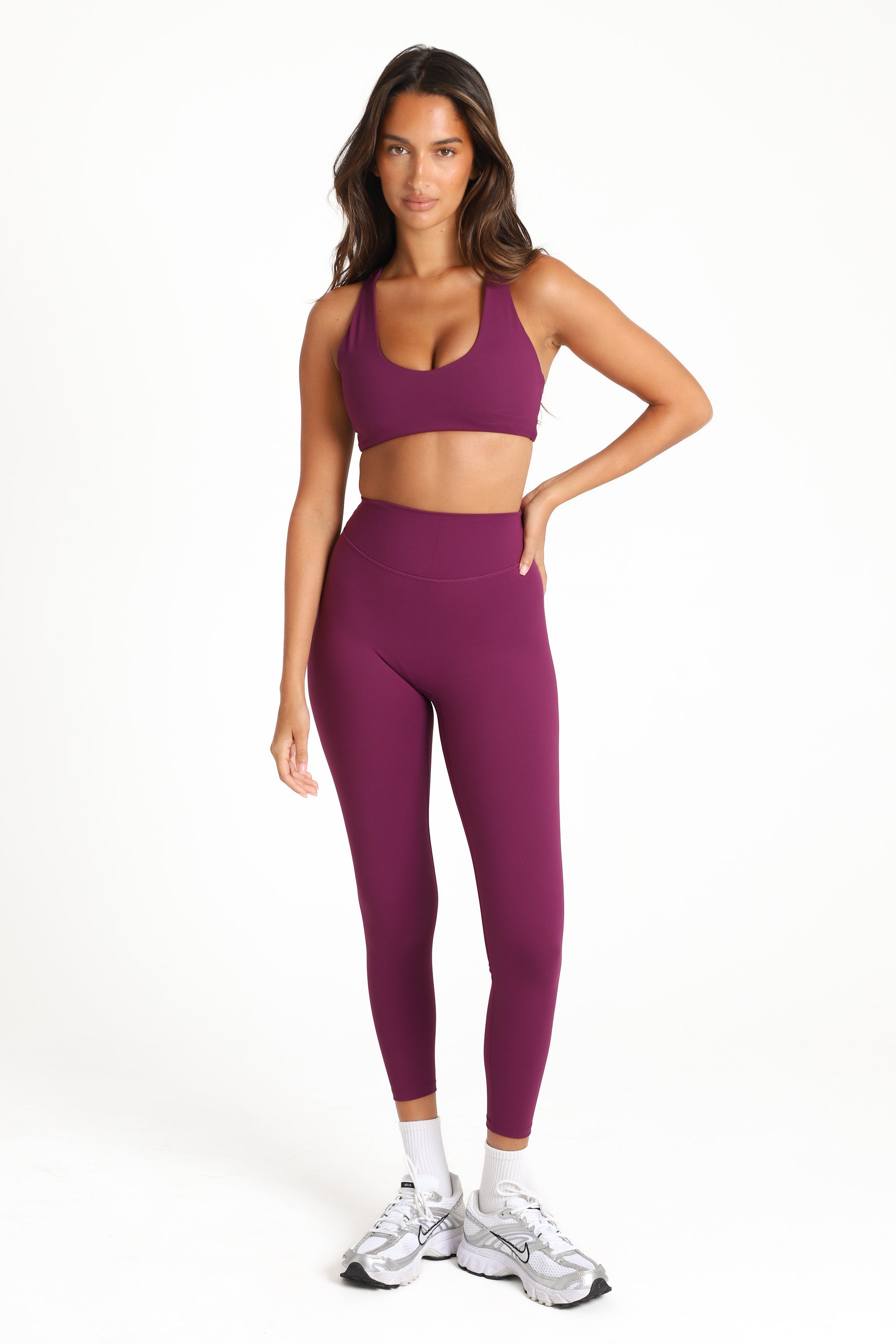 VEIL™ Signature Leggings - Plum