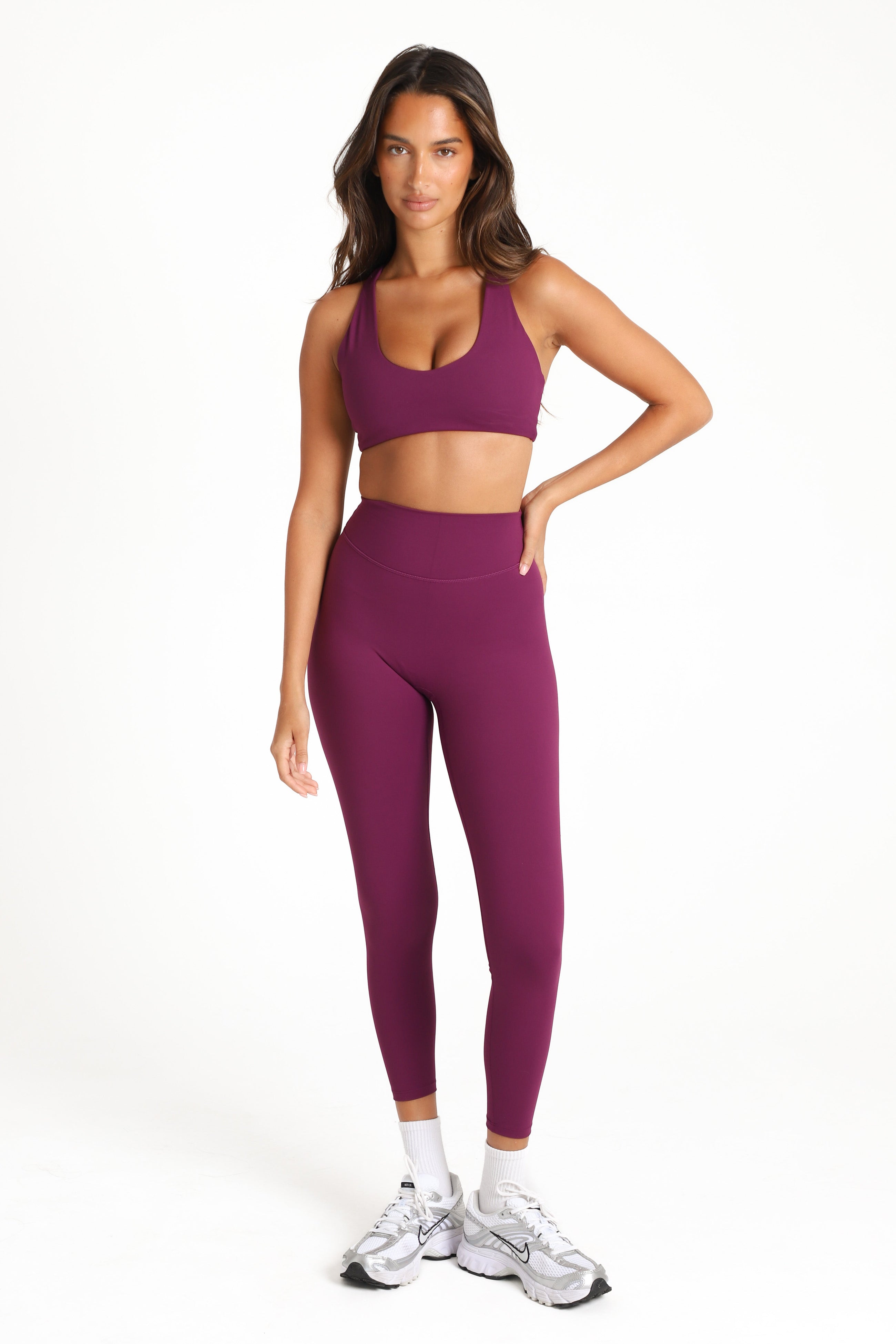 VEIL™ Signature Leggings - Plum