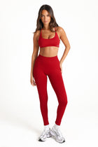 SCULPT™ Scrunch Leggings - Ruby