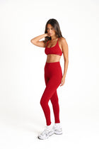 SCULPT™ Scrunch Leggings - Ruby