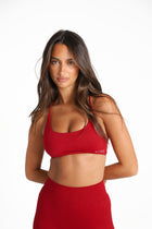 SCULPT™ Racerback Bra - Ruby