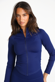 SCULPT™  Zip Jacket - Navy