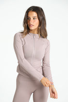 SCULPT™  Zip Jacket - Almond
