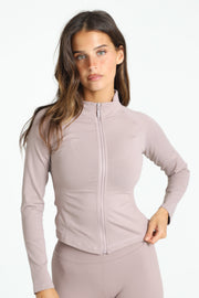 SCULPT™  Zip Jacket - Almond